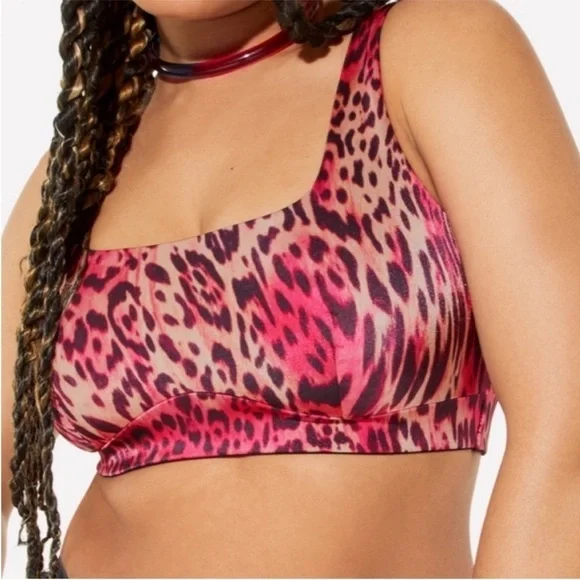 NWT Yitty LizzoFabletics Headliner Shaping Midi Bralette in Yitty Kitty